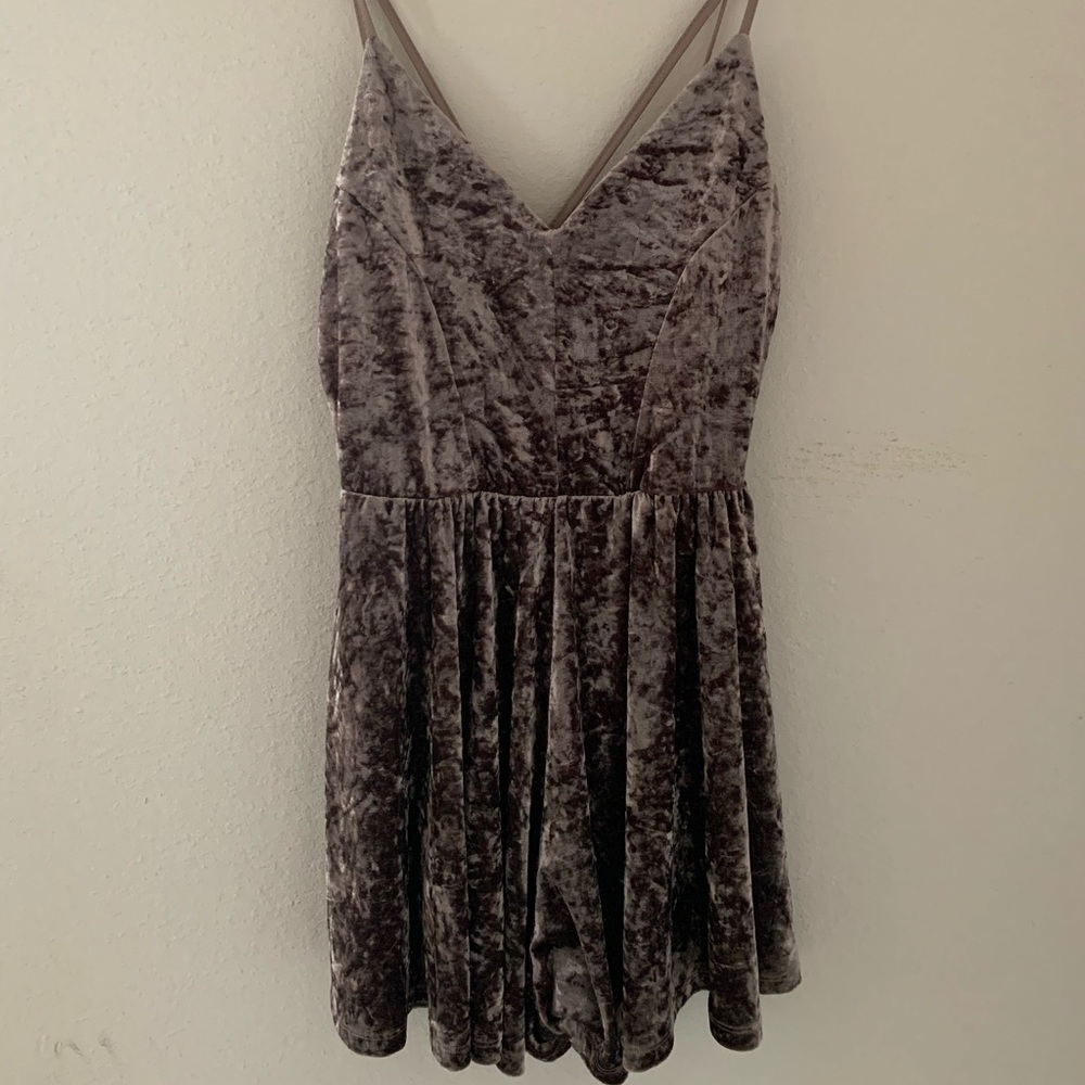 Velvet Romper SIZE MEDIUM